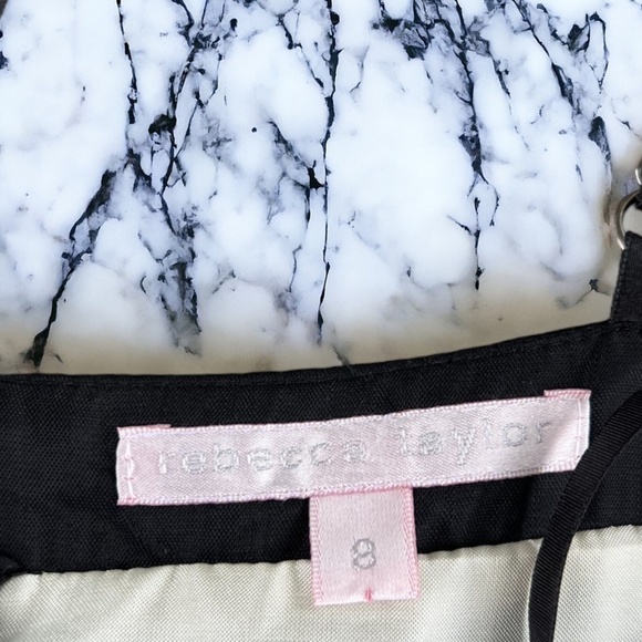 Rebecca Taylor Black Lace Camisole Tank Top Size 8 - Picture 6 of 16